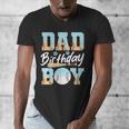 Baseball Ice Cream Drip Dad Of The Birthday Boy Baseball Men's V-Neck T-Shirt