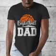 Basketball Dad Basketball Player Game Day Father's Day Men's V-Neck T-Shirt