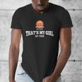 Basketball For Mom & Dad That's My Girl T-Shirt Men's V-Neck T-Shirt
