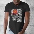 Basketball Mom Or Dad Basketball Parent Men's V-Neck T-Shirt