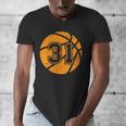 Basketball Player 31 Basketball Mom Dad Jersey Number 31 Men's V-Neck T-Shirt