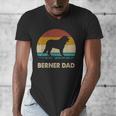 Berner Dad For Men Bernese Mountain Dog Vintage Dad Men's V-Neck T-Shirt Berner Dad For Men Bernese Mountain Dog Vintage Dad Men's V-Neck T-Shirt