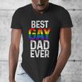 Best Gay Dad Ever LGBTQ Men's V-Neck T-Shirt