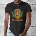 The Big Kahuna Hawaiian Tiki Dad Boss T-Shirt Men's V-Neck T-Shirt