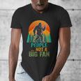 Bigfoot Introvert People Not A Big Fan Retro Sasquatch Men's V-Neck T-Shirt