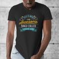 Bingo Caller Shirt Awesome Job Occupation Graduation Men's V-Neck T-Shirt
