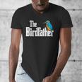 The Bird Father Bird Watching Meme Birder Dad Men's V-Neck T-Shirt