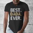 Birthday Fathers Day Christmas For Dada Dada From Granddaughter Grandson Best Dada Men's V-Neck T-Shirt