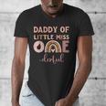 Boho Daddy Of Miss Onederful 1st Birthday Girl Cute Small Men's V-Neck T-Shirt