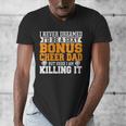 Bonus Cheer Dad Cheer Step Dad Men's V-Neck T-Shirt
