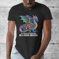 Be a Book Dragon Reading Men's V-Neck T-Shirt