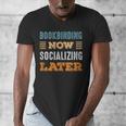 Bookbinding Now Minimal Socializing Introvert Vintage Men's V-Neck T-Shirt Bookbinding Now Minimal Socializing Introvert Vintage Men's V-Neck T-Shirt