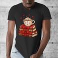 All Booked For Valentine’s Day Reading Teacher Men's V-Neck T-Shirt All Booked For Valentine’s Day Reading Teacher Men's V-Neck T-Shirt