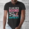 I Like My Books Spicy Coffee ICY Men's V-Neck T-Shirt I Like My Books Spicy Coffee ICY Men's V-Neck T-Shirt