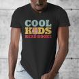 Bookworm Cool Kids Read Books Book Lover Reading Men's V-Neck T-Shirt
