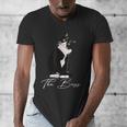 Boss Tuxedo Cat Lovers Tee Shirt For Mom Dad Men's V-Neck T-Shirt