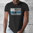Boy Dad Proud Dad Of Boy Father Of Boy Shirt For Dad US Flag Men's V-Neck T-Shirt