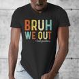 Bruh We Out 3rd Graders Third Grade Graduation Men's V-Neck T-Shirt