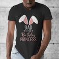 Bunny Dad Of The Birthday Princess Matching Family Men's V-Neck T-Shirt