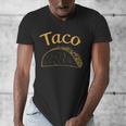 Burrito Taco Taquito Dad Mom Child Baby Matching Family Men's V-Neck T-Shirt