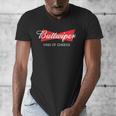 Buttwiper New Dad Beer Inspired Diaper Shower Men's V-Neck T-Shirt