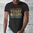 I Can't People Today I Peopled Yesterday Introvert Men's V-Neck T-Shirt I Can't People Today I Peopled Yesterday Introvert Men's V-Neck T-Shirt