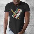 Cassette 90s Costume Party Nostalgia Men's V-Neck T-Shirt Cassette 90s Costume Party Nostalgia Men's V-Neck T-Shirt