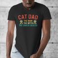 Cat Dad The Man The Myth Cat Lover Kitten Owner Kitty Men's V-Neck T-Shirt Cat Dad The Man The Myth Cat Lover Kitten Owner Kitty Men's V-Neck T-Shirt
