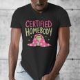 Certified Homebody Trendy Frog Introvert Men's V-Neck T-Shirt Certified Homebody Trendy Frog Introvert Men's V-Neck T-Shirt