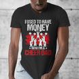 Cheer Dad Cheerleading Fathers Day Men's V-Neck T-Shirt Cheer Dad Cheerleading Fathers Day Men's V-Neck T-Shirt
