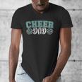 Cheer Dad My Favorite Cheerleader Calls Me Dad Teal Blue Men's V-Neck T-Shirt Cheer Dad My Favorite Cheerleader Calls Me Dad Teal Blue Men's V-Neck T-Shirt