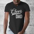 Cheer Dad Green Cheerleading Matching Parents Men's V-Neck T-Shirt