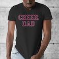 Cheer Dad Pink Cheerleading Men's V-Neck T-Shirt