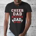 Cheer Dad Like A Regular Dad But Broke Cheerleader Dad Men's V-Neck T-Shirt