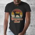 Chihuahua Dad Dog Lover Men Chihuahua Dog Vintage Men's V-Neck T-Shirt Chihuahua Dad Dog Lover Men Chihuahua Dog Vintage Men's V-Neck T-Shirt
