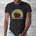 Chinchilla Dad Father's Day Chinchilla Lover Dad Daddy Men's V-Neck T-Shirt