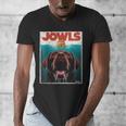 Chocolate Lab Jowls Labrador Retriever Dog Mom Dad Men's V-Neck T-Shirt Chocolate Lab Jowls Labrador Retriever Dog Mom Dad Men's V-Neck T-Shirt