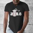 Class Of 2018 Baseball Senior Graduation Shirt Grad Men's V-Neck T-Shirt