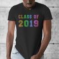 Class Of 2019 High School Graduation Date Graduate Men's V-Neck T-Shirt