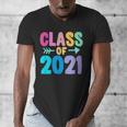 Class Of 2021 Graduation Grow With Me Men's V-Neck T-Shirt