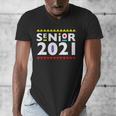 Class Of 2021 Senior Year 90's TV Style Graduation For Grad Men's V-Neck T-Shirt