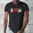 Class Of 2021 Senior Year Gamer Style Graduation For Grad Men's V-Neck T-Shirt