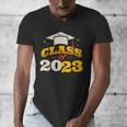 Class Of 2023 School Graduation Vintage Retro Class Of 2023 Men's V-Neck T-Shirt