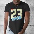 Class Of 2023 Seniors 23 Crew Senior Graduation Idea Men's V-Neck T-Shirt