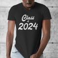 Class Of 2024 Shirt Graduation Her Women Senior Class Men's V-Neck T-Shirt