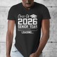 Class Of 2026 Senior Year Loading Countdown Graduation Men's V-Neck T-Shirt