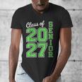 Class Of 2027 Senior 27 High School Graduation Senior 2027 Men's V-Neck T-Shirt