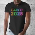 Class Of 2028 High School Graduation Date GraduateShirt Men's V-Neck T-Shirt