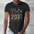 Class Of 2031 School College Retro Graduation Vintage Grad Men's V-Neck T-Shirt