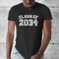 Class Of 2034 34 School Tee Shirt Graduation Class Party Men's V-Neck T-Shirt